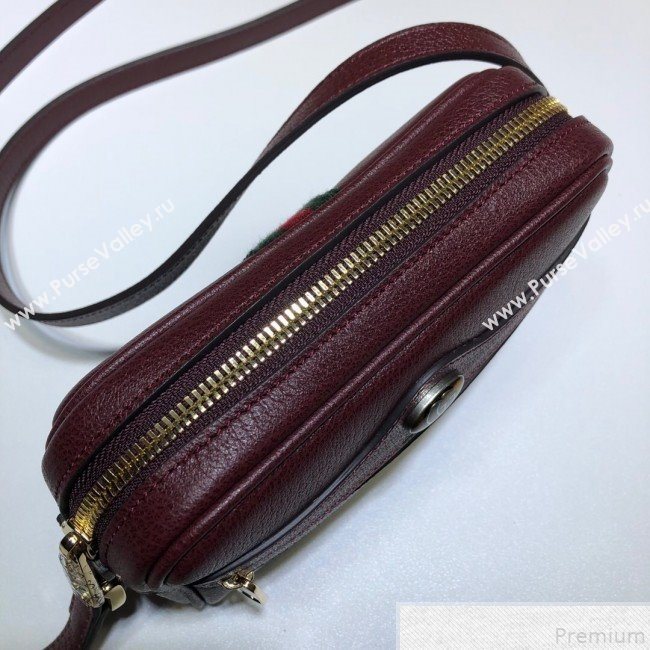 Gucci Ophidia Mini Shoulder Bag 517350 Burgundy 2019 (MINGH-9050732)