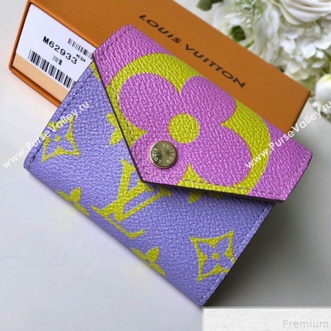 Louis Vuitton Giant Monogram Zoe Wallet M67670 Pink/Lila (FANG-9050738)