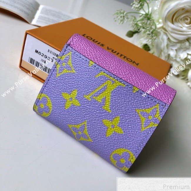 Louis Vuitton Giant Monogram Zoe Wallet M67670 Pink/Lila (FANG-9050738)