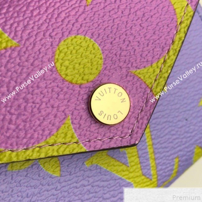 Louis Vuitton Giant Monogram Zoe Wallet M67670 Pink/Lila (FANG-9050738)