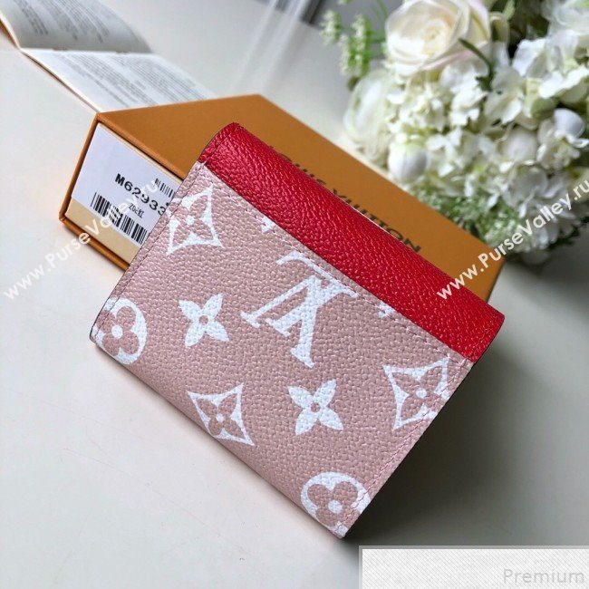 Louis Vuitton Giant Monogram Zoe Wallet M67641 Red/Pink (FANG-9050739)