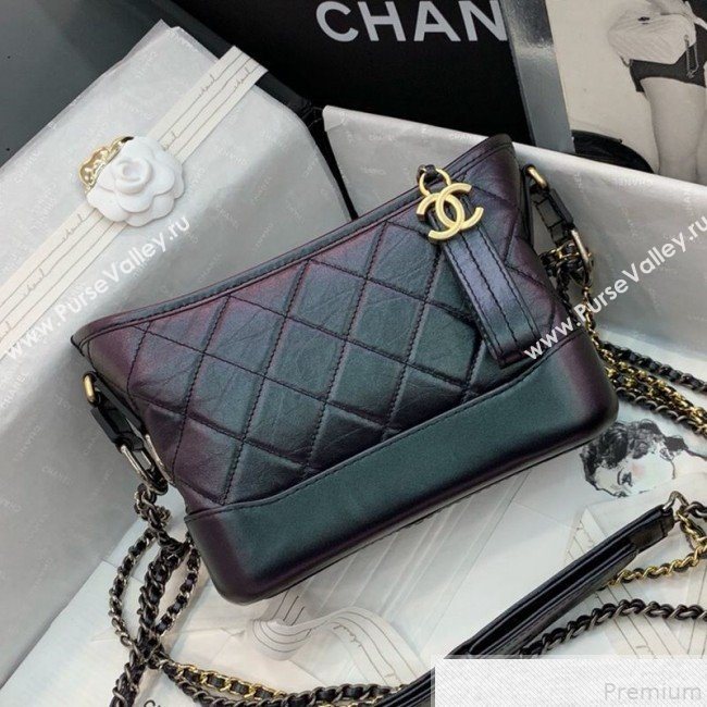 Chanel Small Iridescent Aged Calfskin Gabrielle Hobo Bag A91810 2019 (PPP-9043005)