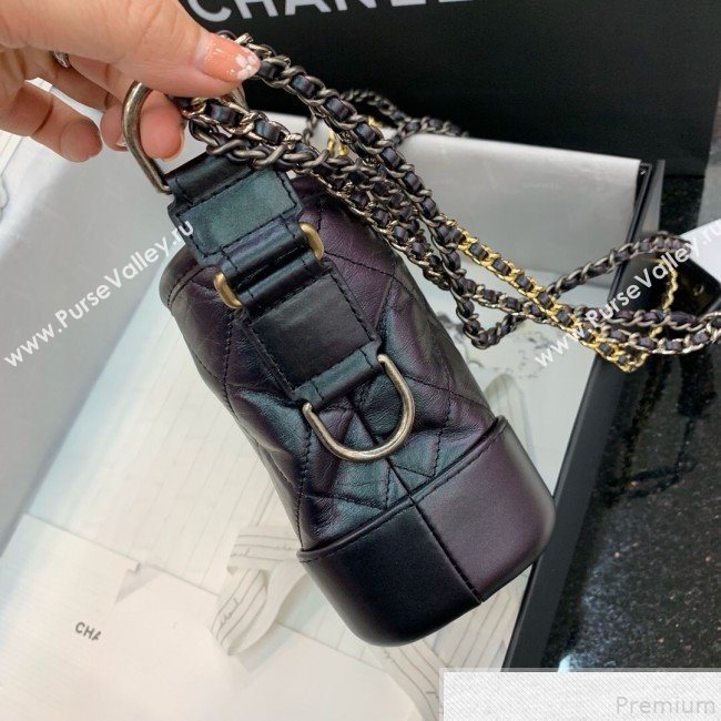 Chanel Small Iridescent Aged Calfskin Gabrielle Hobo Bag A91810 2019 (PPP-9043005)