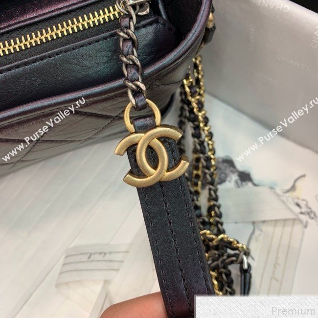 Chanel Small Iridescent Aged Calfskin Gabrielle Hobo Bag A91810 2019 (PPP-9043005)