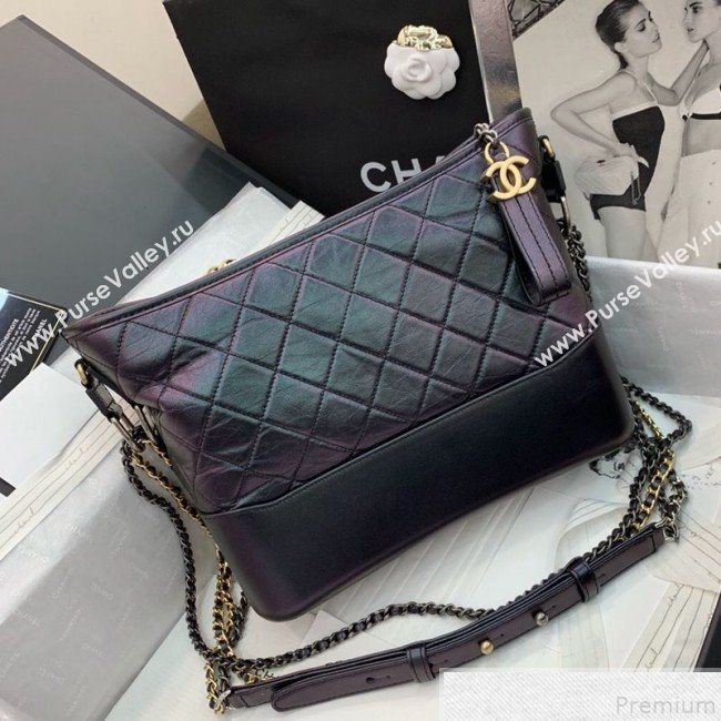 Chanel Iridescent Aged Calfskin Gabrielle Hobo Bag A93824 2019 (PPP-9043006)