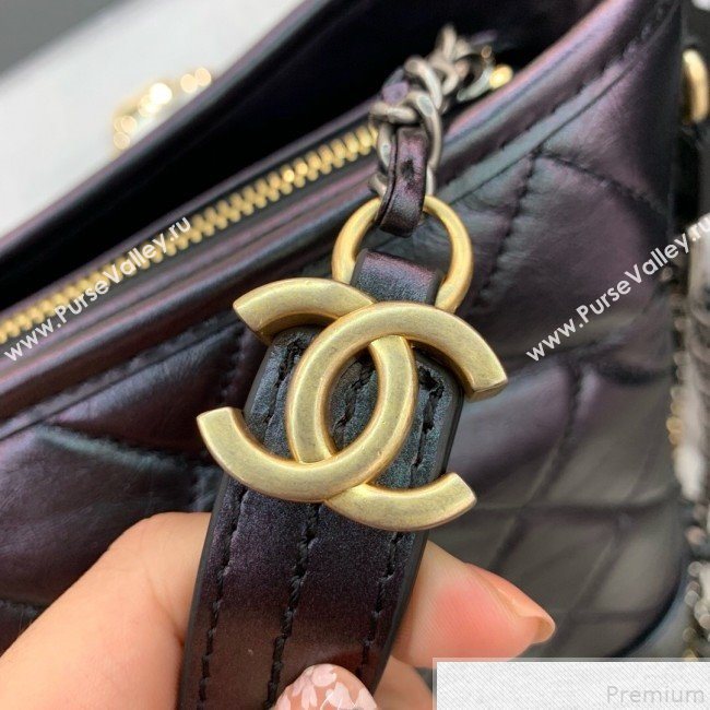 Chanel Iridescent Aged Calfskin Gabrielle Hobo Bag A93824 2019 (PPP-9043006)