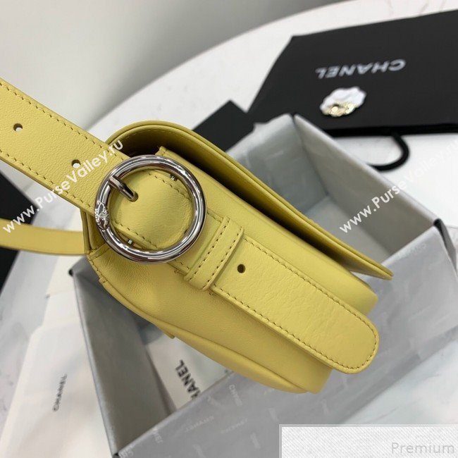 Chanel Quilted Flap Bag AS0574 Yellow 2019 (YD-9043010)