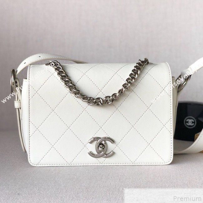 Chanel Quilted Flap Bag AS0574 White 2019 (YD-9043009)