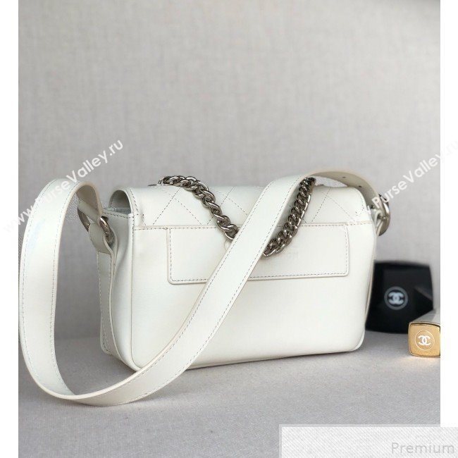 Chanel Quilted Flap Bag AS0574 White 2019 (YD-9043009)