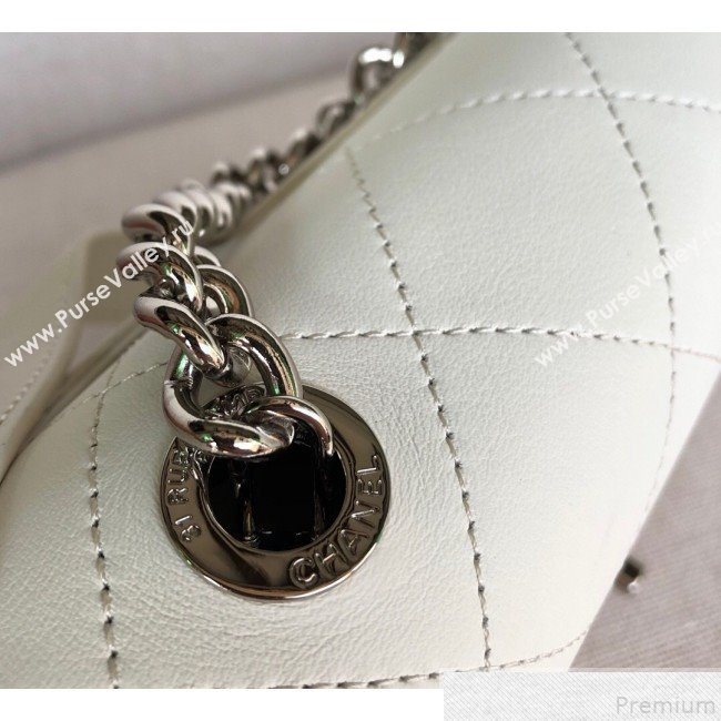 Chanel Quilted Flap Bag AS0574 White 2019 (YD-9043009)