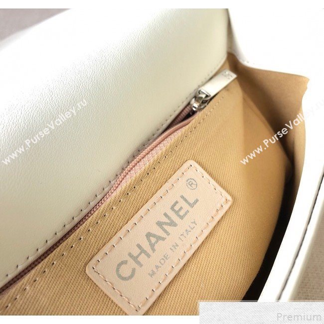 Chanel Quilted Flap Bag AS0574 White 2019 (YD-9043009)