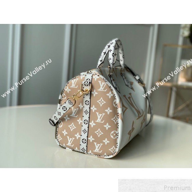 Louis Vuitton Giant Monogram Speedy Bandoulière 30 M44572 Khaki Green 2019 (KD-9043028)