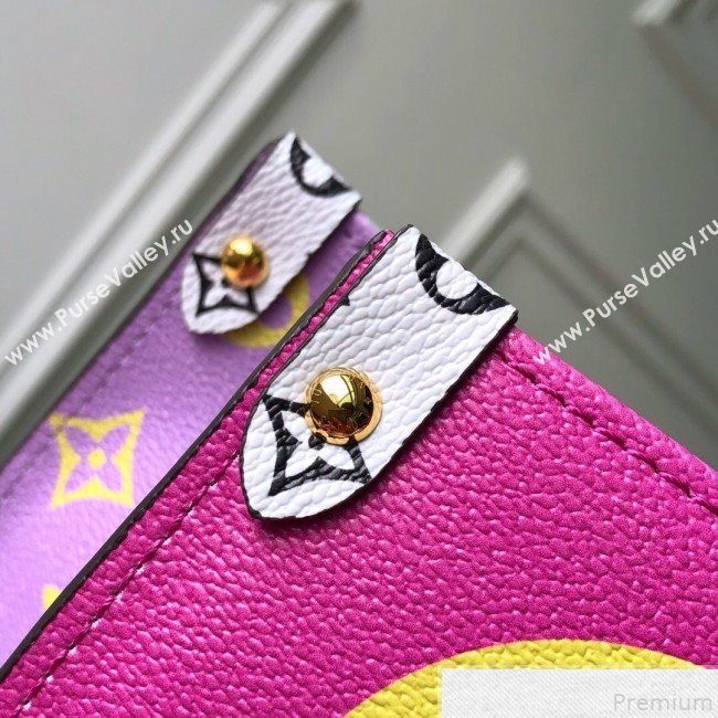 Louis Vuitton Giant Monogram Shopping Tote Bag M44570 Green/Lilac 2019 (KD-9043030)