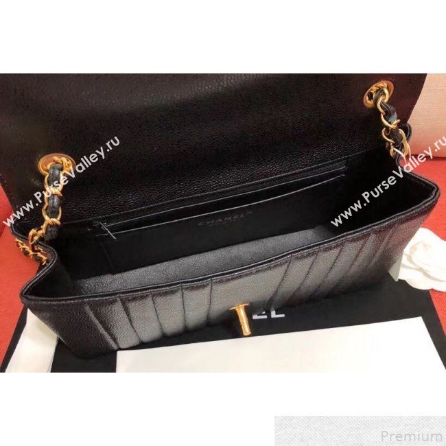 Chanel Stripes Grained Lambskin 2.55 Flap Bag 2019 (KANA-9050868)