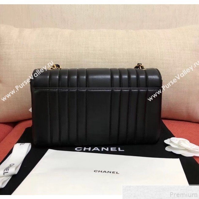 Chanel Stripes Smooth Lambskin 2.55 Flap Bag 2019 (KANA-9050869)