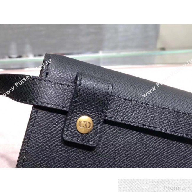 Dior Grained Leather Saddle Belt Bag Black 2019 (XYD-9050931)