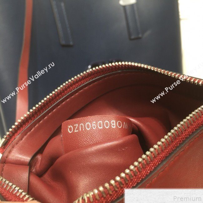 Valentino Mens VRing Tote Bag in Smooth Calfskin Dark Blue 2019 (XYD-9050933)