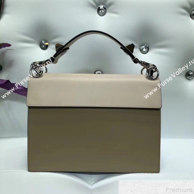 Fendi Bag Bugs Kan I Medium Top Handle Bag Light Beige 2019 (AFEI-9051006)