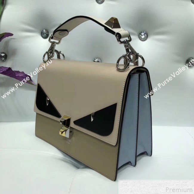 Fendi Bag Bugs Kan I Medium Top Handle Bag Light Beige 2019 (AFEI-9051006)