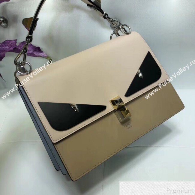 Fendi Bag Bugs Kan I Medium Top Handle Bag Light Beige 2019 (AFEI-9051006)