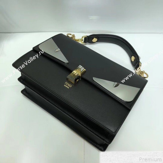 Fendi Bag Bugs Kan I Medium Top Handle Bag Black/Gold 2019 (AFEI-9051008)