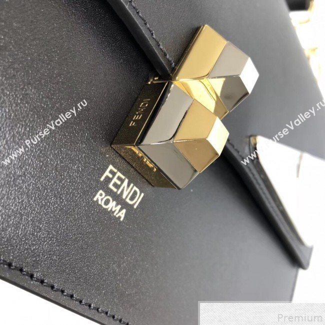 Fendi Bag Bugs Kan I Medium Top Handle Bag Black/Gold 2019 (AFEI-9051008)