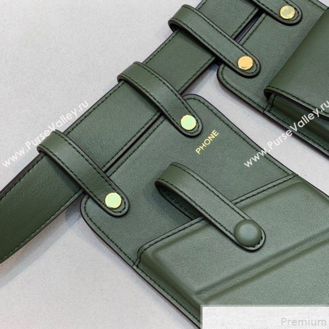 Fendi Multi-accessory Pocket Belt Bag Green 2019 (AFEI-9051013)