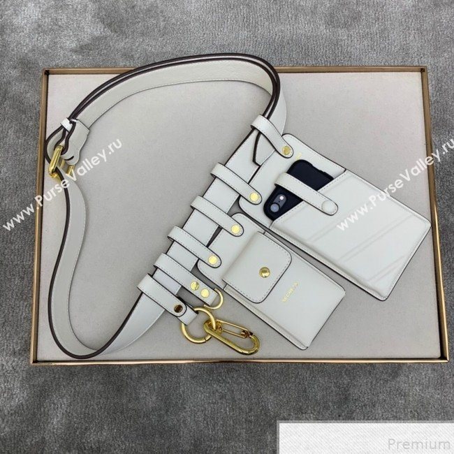 Fendi Multi-accessory Pocket Belt Bag White 2019 (AFEI-9051014)