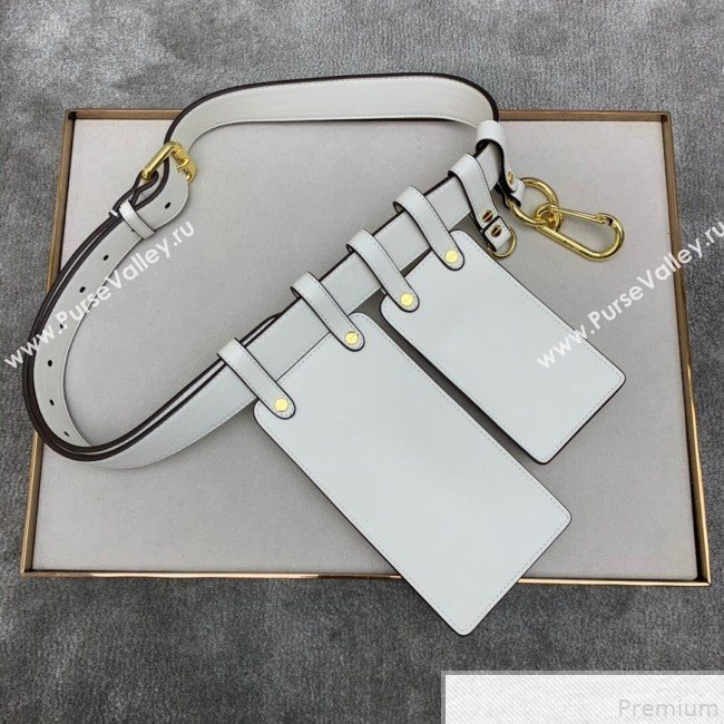 Fendi Multi-accessory Pocket Belt Bag White 2019 (AFEI-9051014)