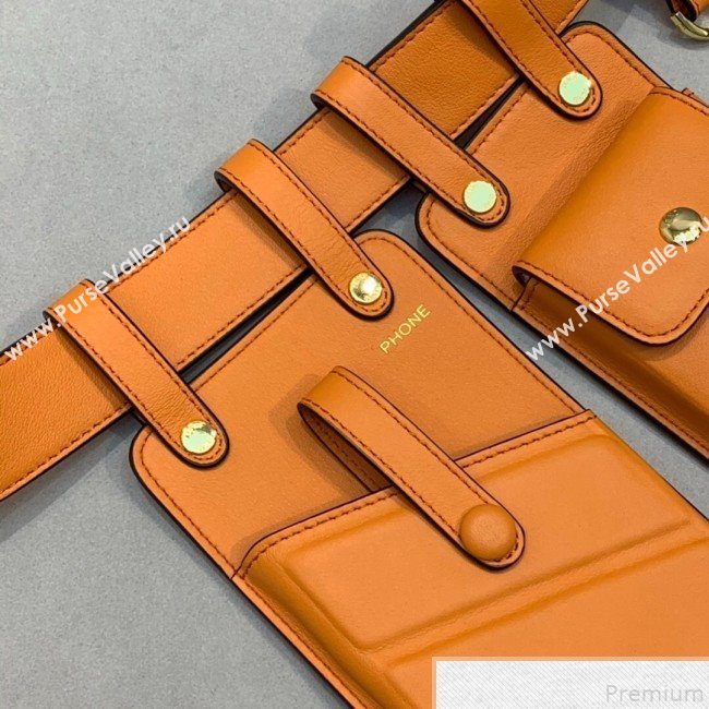 Fendi Multi-accessory Pocket Belt Bag Orange 2019 (AFEI-9051015)
