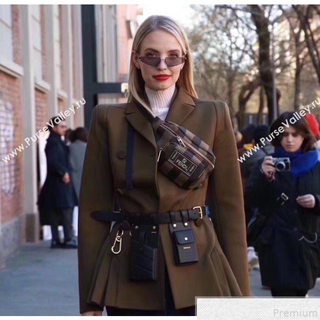 Fendi Multi-accessory Pocket Belt Bag Black 2019 (AFEI-9051016)