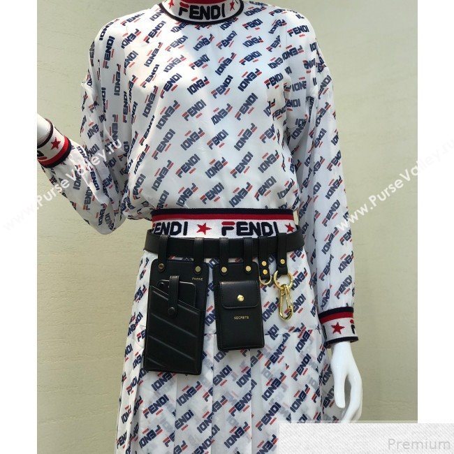 Fendi Multi-accessory Pocket Belt Bag Black 2019 (AFEI-9051016)