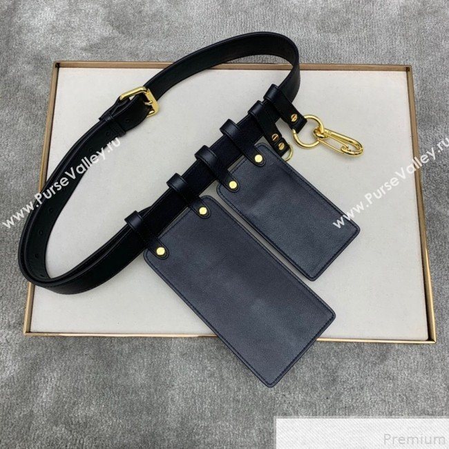 Fendi Multi-accessory Pocket Belt Bag Black 2019 (AFEI-9051016)