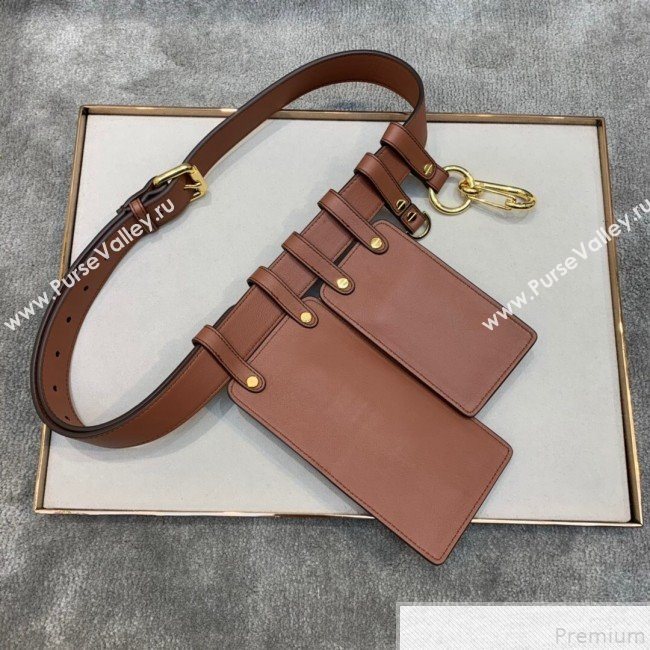 Fendi Multi-accessory Pocket Belt Bag Brown 2019 (AFEI-9051017)