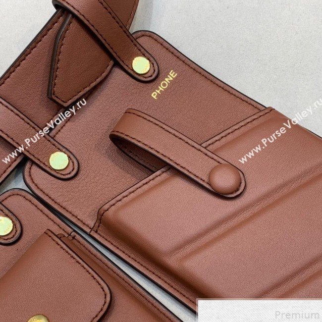 Fendi Multi-accessory Pocket Belt Bag Brown 2019 (AFEI-9051017)