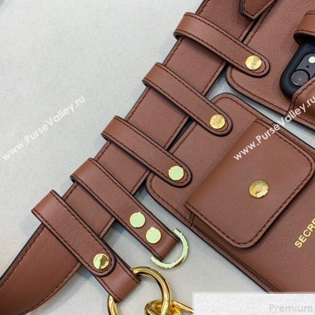 Fendi Multi-accessory Pocket Belt Bag Brown 2019 (AFEI-9051017)