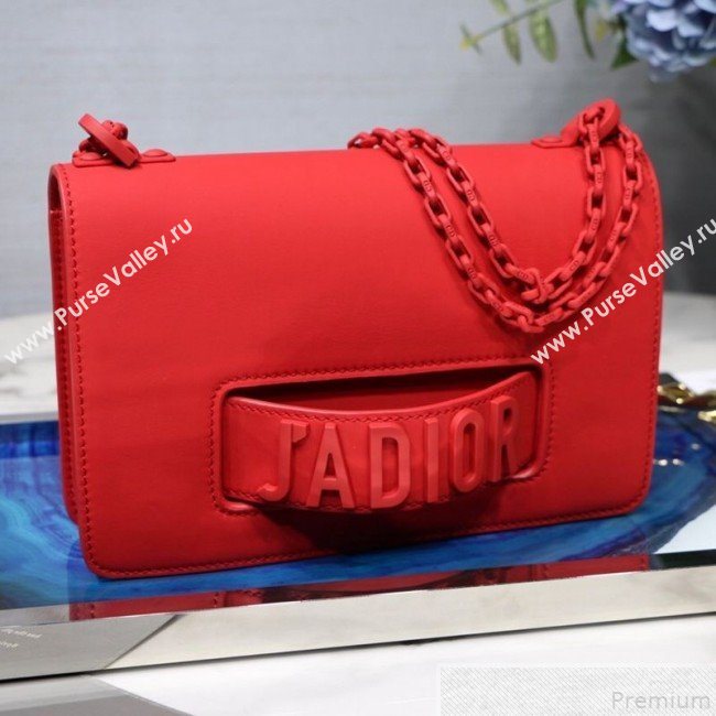 Dior JAdior Ultra Matte Flap Bag Red 2019 (BFS-9051022)