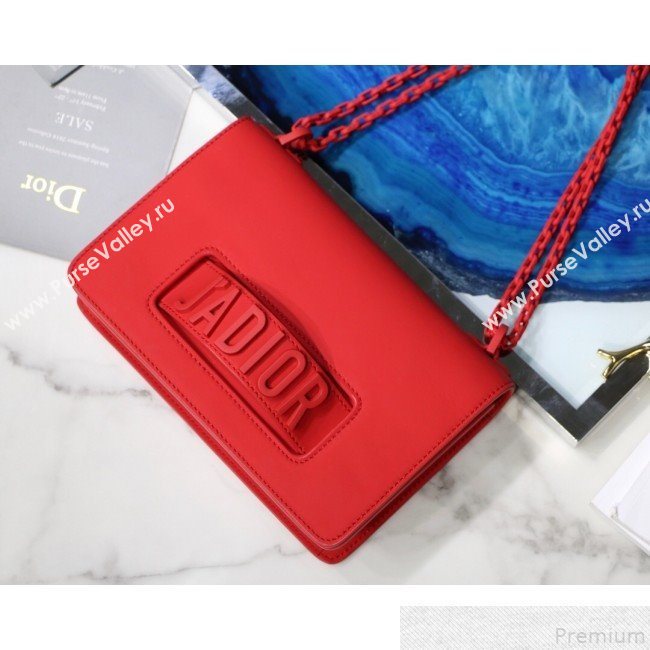 Dior JAdior Ultra Matte Flap Bag Red 2019 (BFS-9051022)