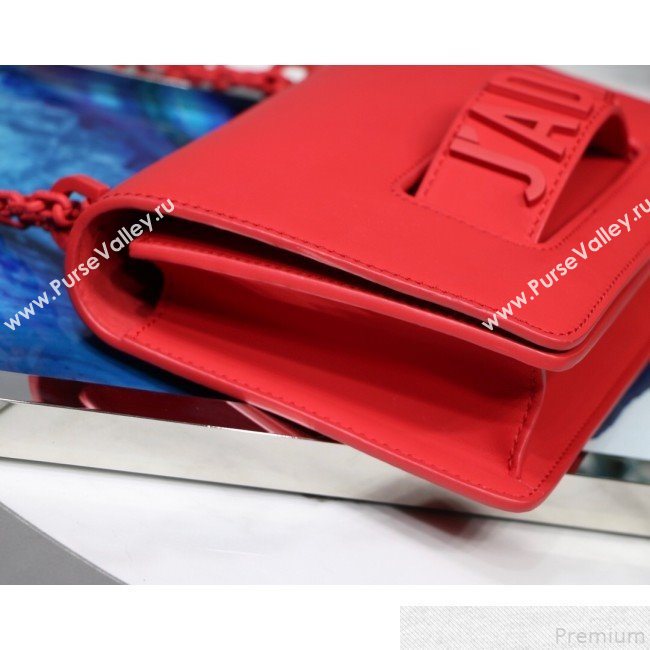 Dior JAdior Ultra Matte Flap Bag Red 2019 (BFS-9051022)