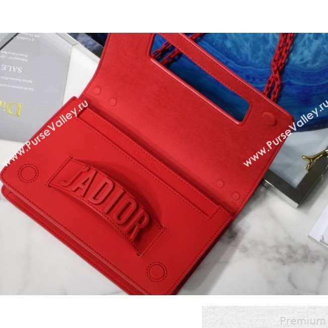 Dior JAdior Ultra Matte Flap Bag Red 2019 (BFS-9051022)
