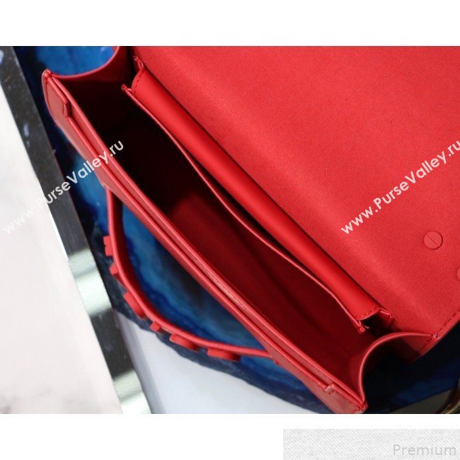 Dior JAdior Ultra Matte Flap Bag Red 2019 (BFS-9051022)