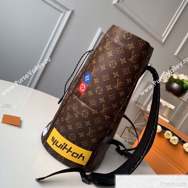 Louis Vuitton Mens Chalk Backpack M44615 Monogram Canvas 2019 (KD-9050758)