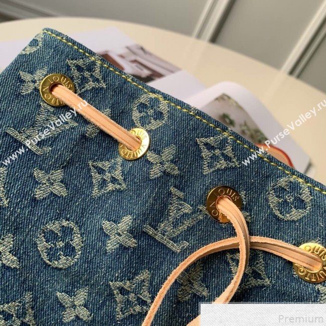 Louis Vuitton Denim Backpack Denim Blue M44460 (KD-9050833)