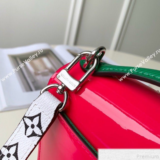 Louis Vuitton Cherrywood BB in Monogarm Canvas and Fushcia Patent Leather M51953 2019 (KD-9050840)