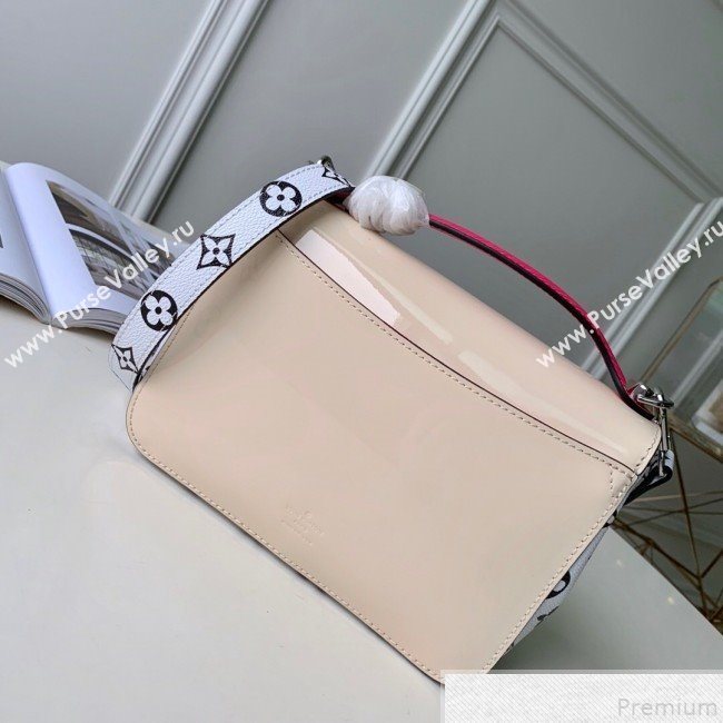 Louis Vuitton Cherrywood BB in Monogarm Canvas and Cream White Patent Leather M51953 2019 (KD-9050841)