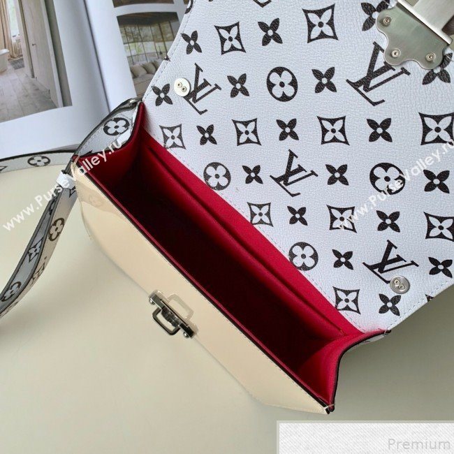 Louis Vuitton Cherrywood BB in Monogarm Canvas and Cream White Patent Leather M51953 2019 (KD-9050841)