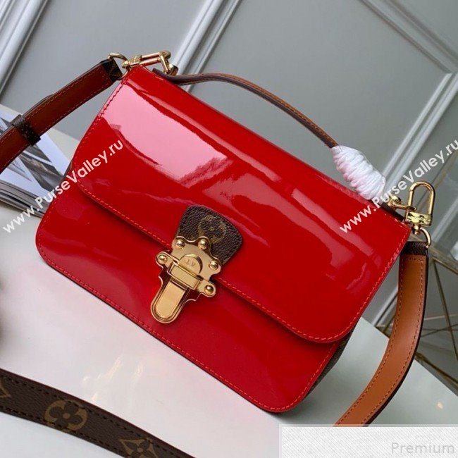 Louis Vuitton Cherrywood BB in Monogarm Canvas and Red Patent Leather M52686 2019 (KD-9050839)