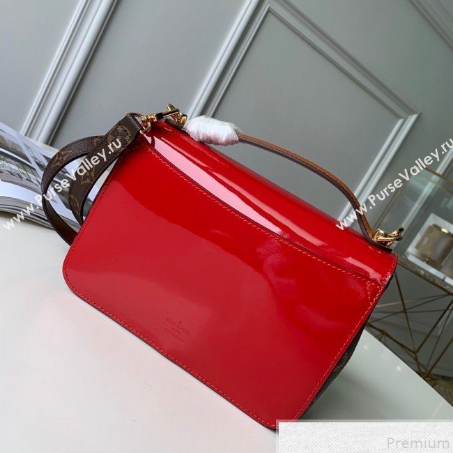 Louis Vuitton Cherrywood BB in Monogarm Canvas and Red Patent Leather M52686 2019 (KD-9050839)