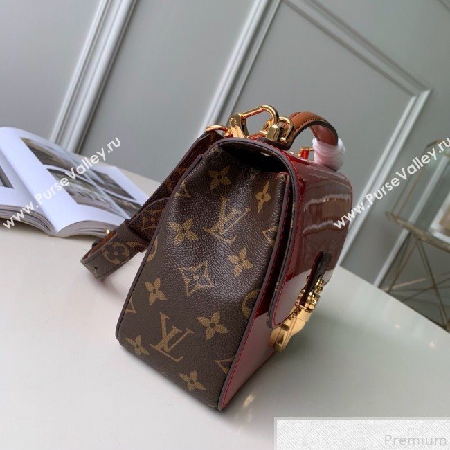 Louis Vuitton Cherrywood BB in Monogarm Canvas and Red Patent Leather M52686 2019 (KD-9050839)