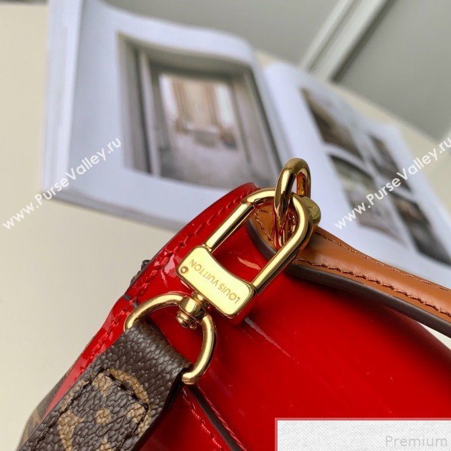 Louis Vuitton Cherrywood BB in Monogarm Canvas and Red Patent Leather M52686 2019 (KD-9050839)